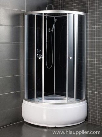 Matte silver aluminum alloy frame for shower room