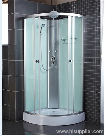 Aluminum panel shower cabins