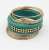 Fashion design Wrap ladys' bangle (green)