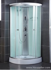 Tempered glass with shower cabins