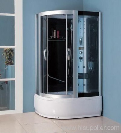 D-shape luxury glass shower cabins