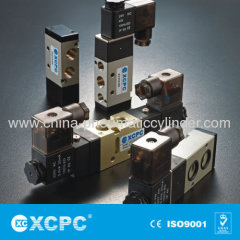 Solenoid control series valve