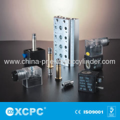 Solenoid pneumatic valve accessories