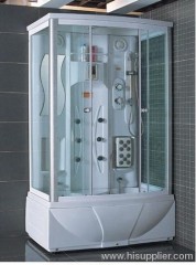 Front 4mm clear tempered glass with shower room