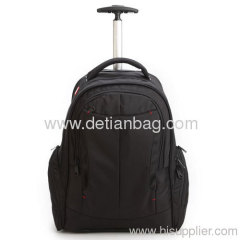 Fashion top rolling back pack carry on with wheels for travel