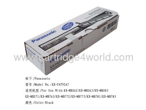 Recycling toner cartridges of Panasonic KX-FAT92A7