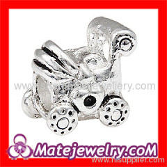 China Sterling silver 925 European Heart Beads Charms to make jewelry