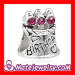 silver plated Baby Carriage charm