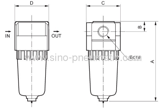 Air unit SMC Air filter AF2000-02 from China manufacturer - Fenghua Fly ...