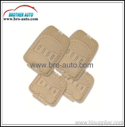 4PCS heavy Car PVC Mat/Rubber Mat/Floor Mat