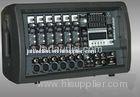 Plastic Cabine Audio Powered Mixer With Amplifier , 6 - 8 Channels
