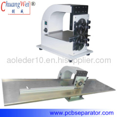 supply motor-driven V-cut PCB depaneling machine for led alum board CWVC-1S