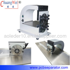 supply economical motor-driven V-cut PCB depaneling machine for led alum board CWVC-1S