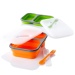 2 Grids Silicone Collapsible Lunch Box