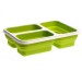 New 3 Grids Silicone Collapsible Lunch Box