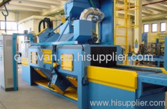 Wire belt sand cleaning machine