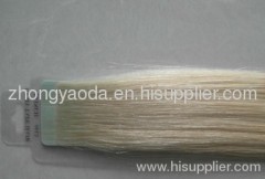 strong tape human hair indian remy tape hair extensions factory price supply 100% virgin peruvian hair