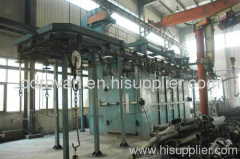 1 Q58 series high quality hanger chain type air shot blasting machine