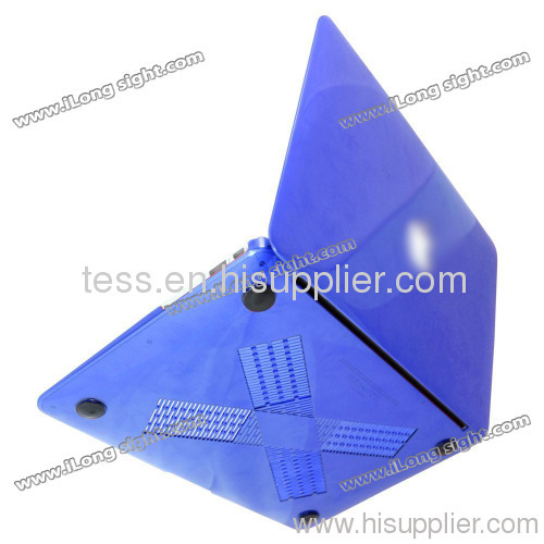 2013 Hot Sale For Apple Macbook Case,Rubber Case For Macbook Rubber Case-11.6 '' Dark blue