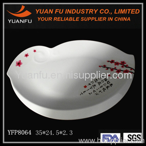 Melamine designer fine china plates