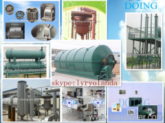 Used Tyre Processing Machine to Get Fuel Oil, Carbon Black, and Steel