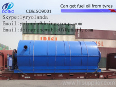 Waste plastic to diesel oil pyrolysis machine