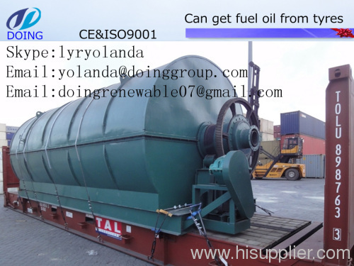 waste tyre pyrolysis machine