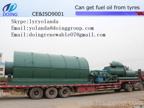 pyrolysis plant, tyre pyrolysis machine with CE