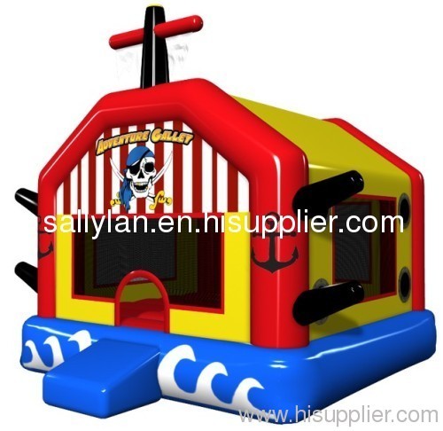 inflatable pirate jumping bouncer