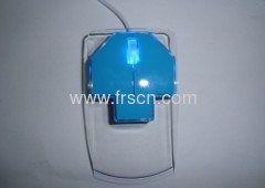 Clear Ricom's brand arrows wired optical rocket mouse