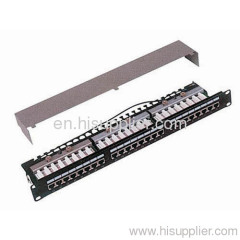 24port 1U STP Cat.5e Patch Panel