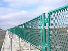 expanded metal mesh fence