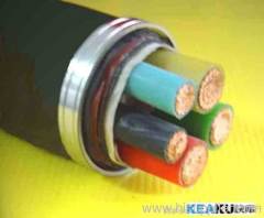 PVC insulated steel wire armored steel tape screen control cable