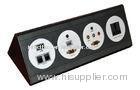 Multimedia Wall Plate Hotel Socket , GB Power Plugs AV Connection Box