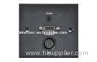 Multiple Pin Xlr Connector Multi Media Wall Plate For Boardrooms