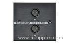 Office Aluminum Multi Media Wall Mounted Plate Three Pin XLR Connector