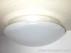 LED ceiling lighting fixture with a movement sensor