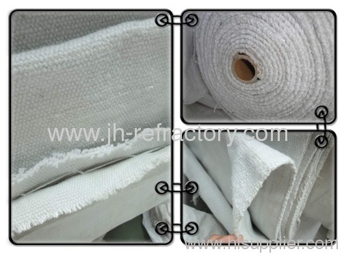 high temperature insulation curtain double layer ceramic fiber cloth