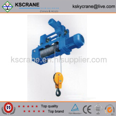 single speed electric wire rope hoist