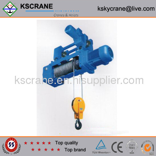 single speed electric wire rope hoist