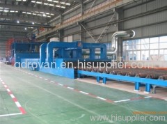 01 High quality steel plate sand blast cleaning machine