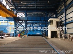 01 High quality steel plate sand blast cleaning machine