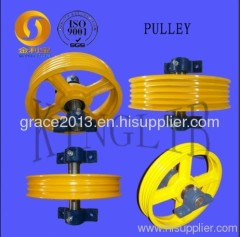 heavy cast iron elevator pulley on sale