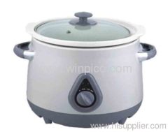 3.5L Electric Automatic Round Slow Cooker With Ceramic Pot