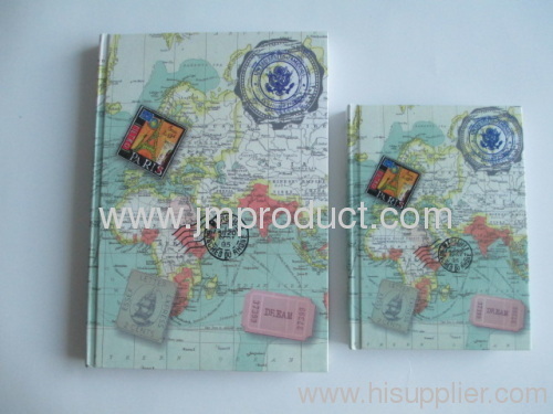 4 color printing hardcover notebook