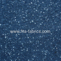 Coarse knitted fabric made like snow