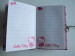 Mini notebook with lock for diary