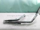 Silver 200CC Motorcycle Exhaust Pipe Electroplating / Polished , Precision Machining Part