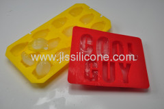 Letter shape ice cube tray with FDA/LFGB certificates