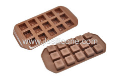 Square chocolate mold or ice cube tray with 15 cubes